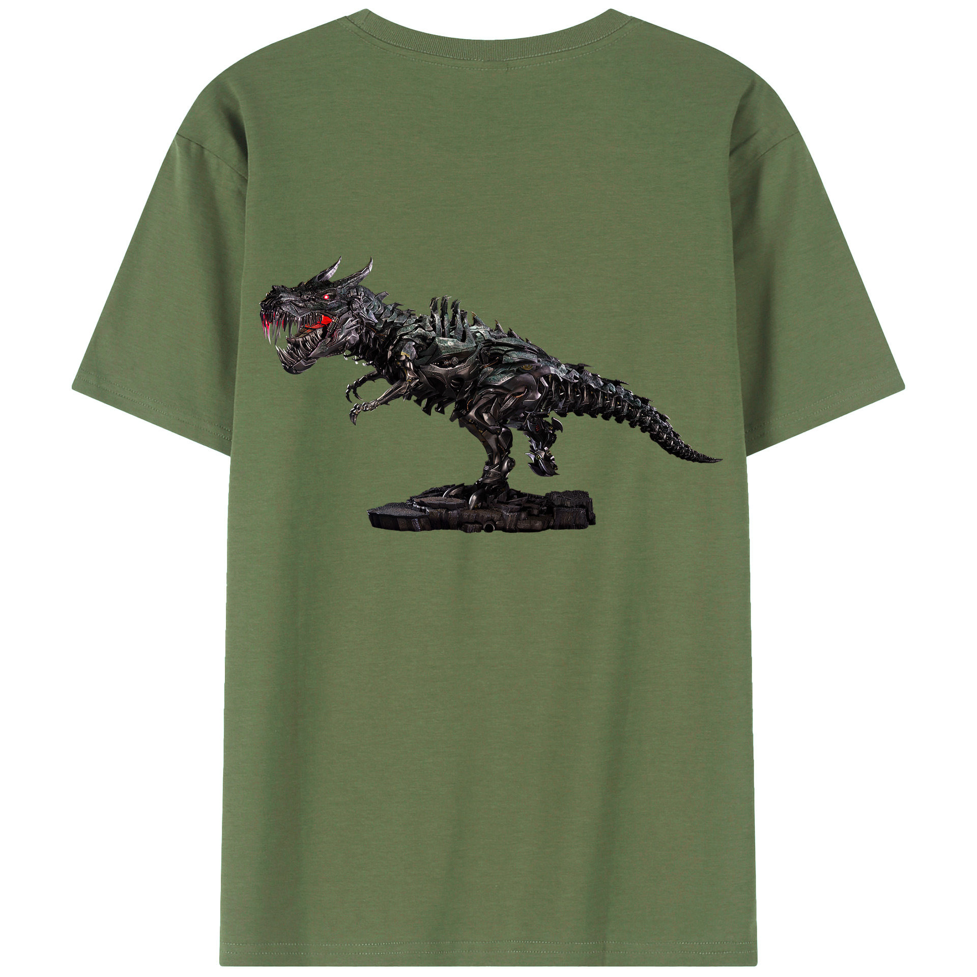 （画像用）  綿100％ メンズ半袖Tシャツ（バックプリント） 通気性